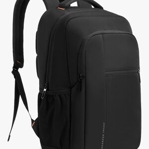 Sleek Black Men's Tech Backpack